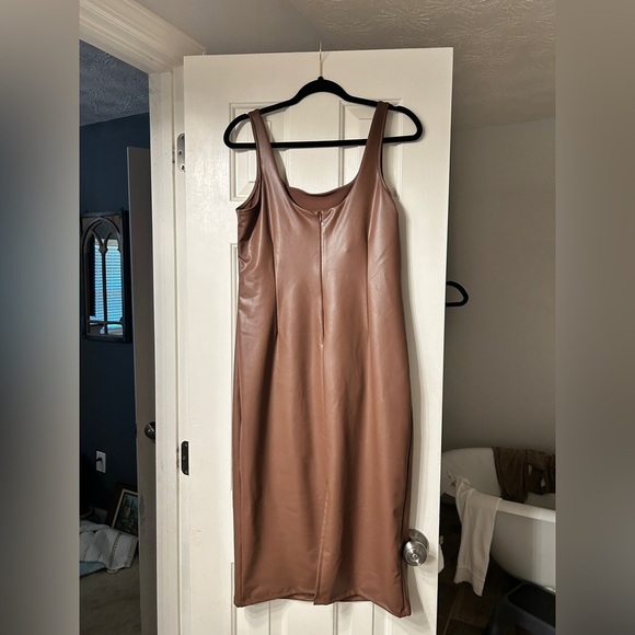 Faux Leather Dresss NWT - Picture 7 of 11